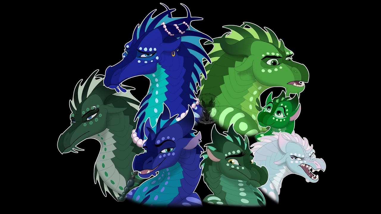 Разбор семьи королевы Коралл✨| Драконья Сага | Wing's of Fire | ~ 𝓣•𝓗•𝓤•𝓝•𝓓•𝓔•𝓡~