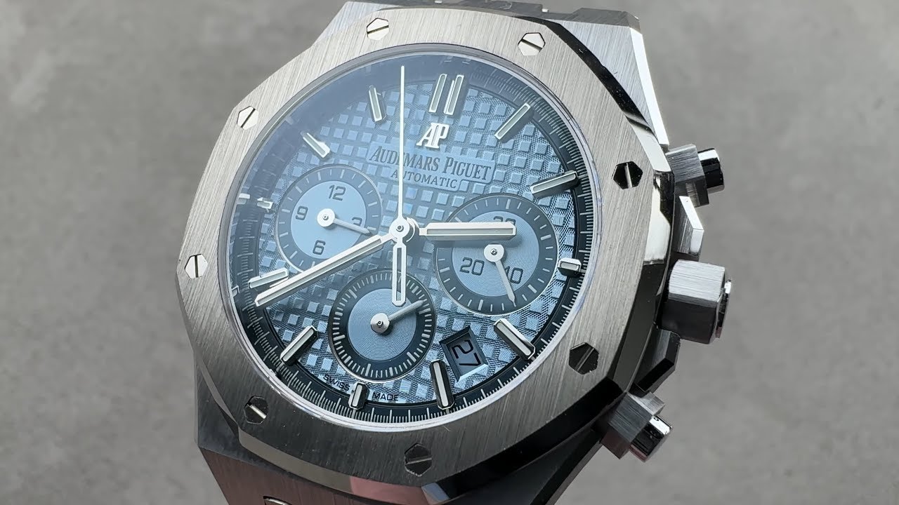 Audemars Piguet Royal Oak Chronograph 38mm Ice Blue Dial 26317BC.OO.1256BC.01