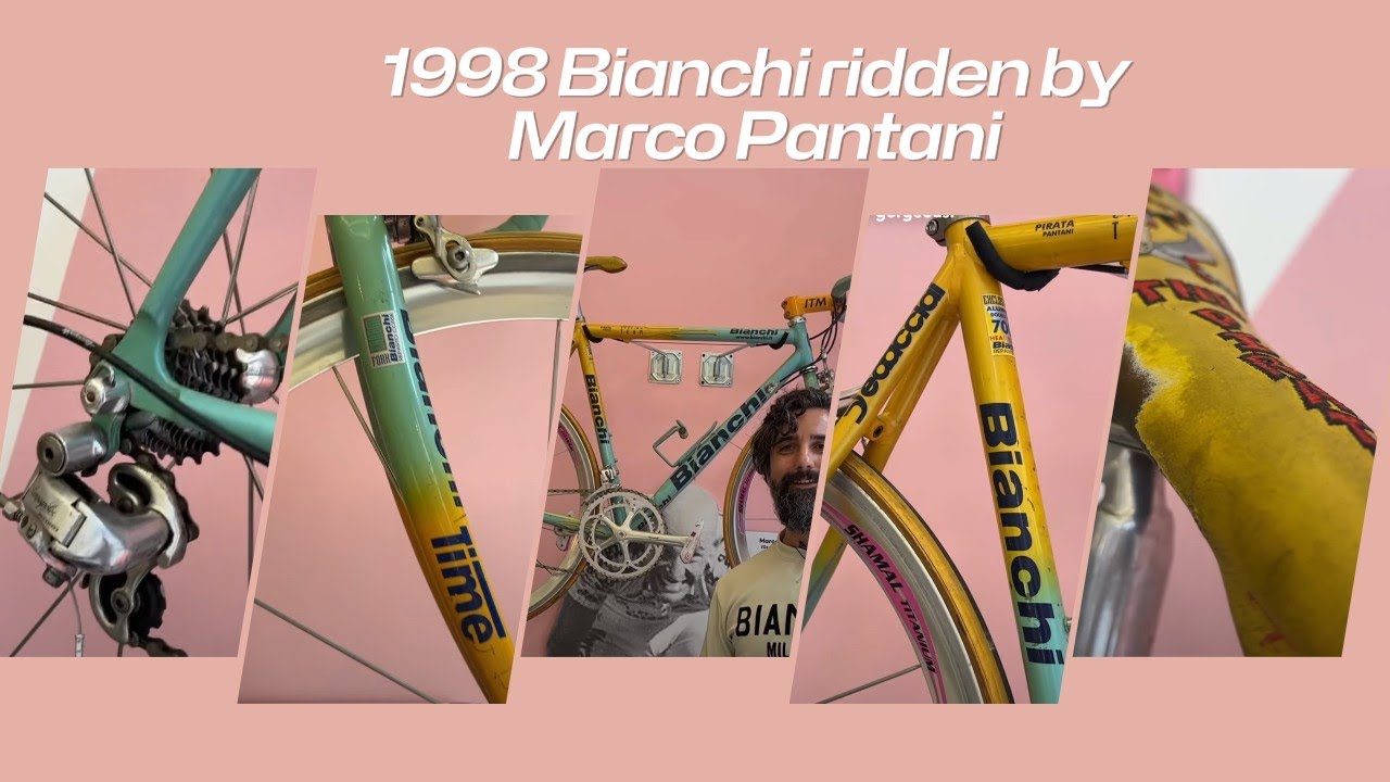 1998 Bianchi ridden by Marco Pantani