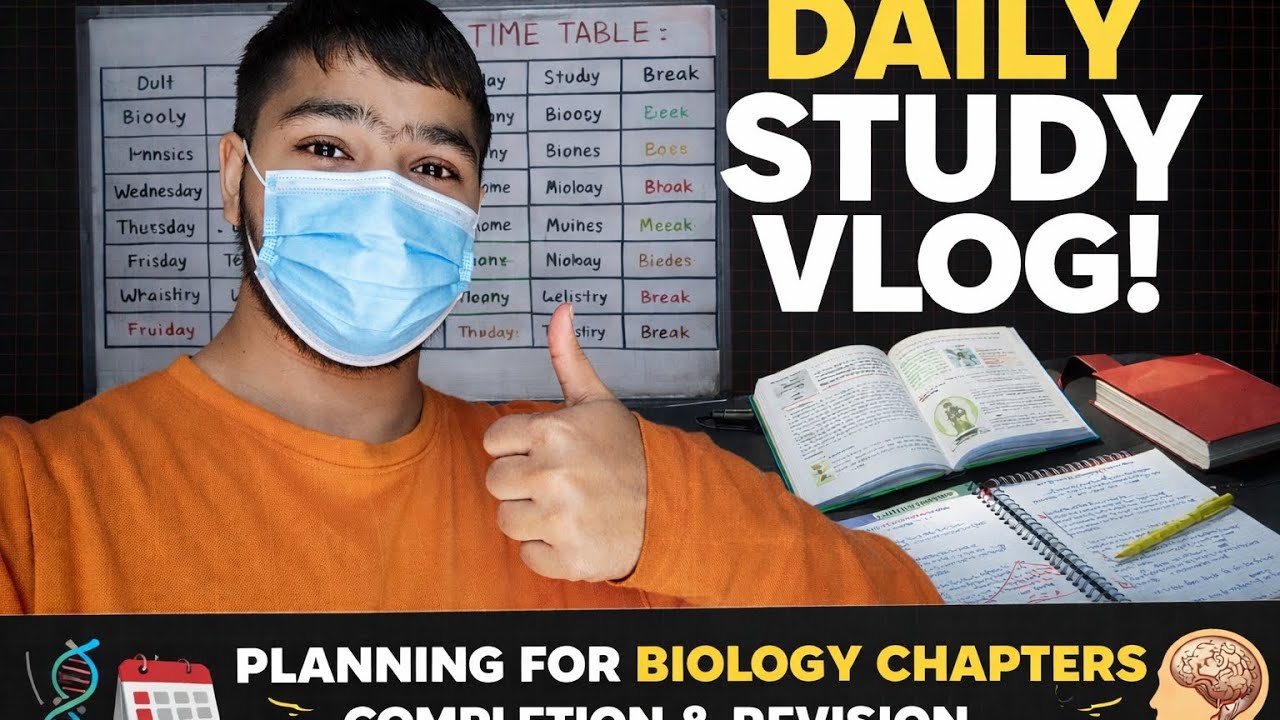 🤷🏻 Planning For Biology Chapters 📖 || Daily Study Vlog🔥🙇🏻#studyvlog #motivation #pw #neet #exam #yt 