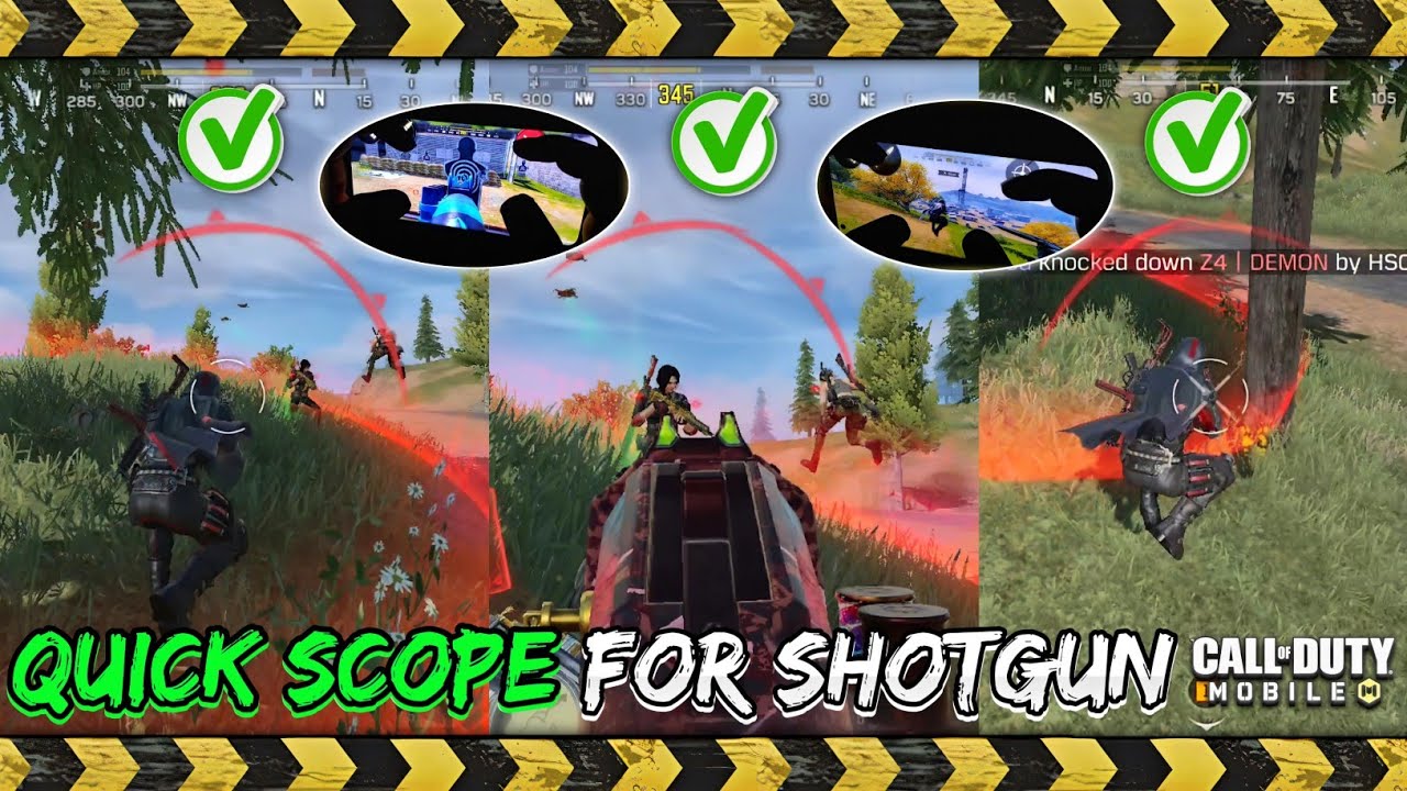 HOW TO DO QUICK SCOPE FOR SHOTGUN DETAILED EXPLANATION | COMPLETE TUTORIAL | TIPS & TRICKS (CODM BR)