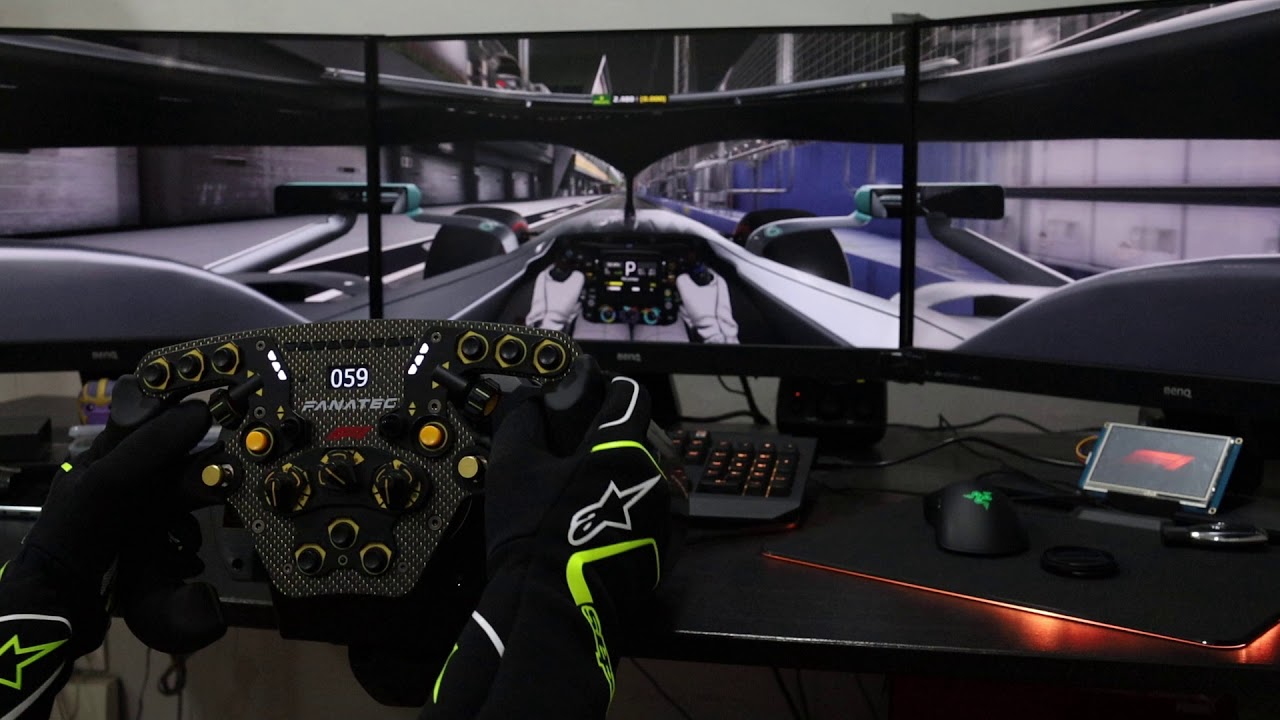 Fanatec Clubsport Formula V2 F1 Limited Edition Gameplay test