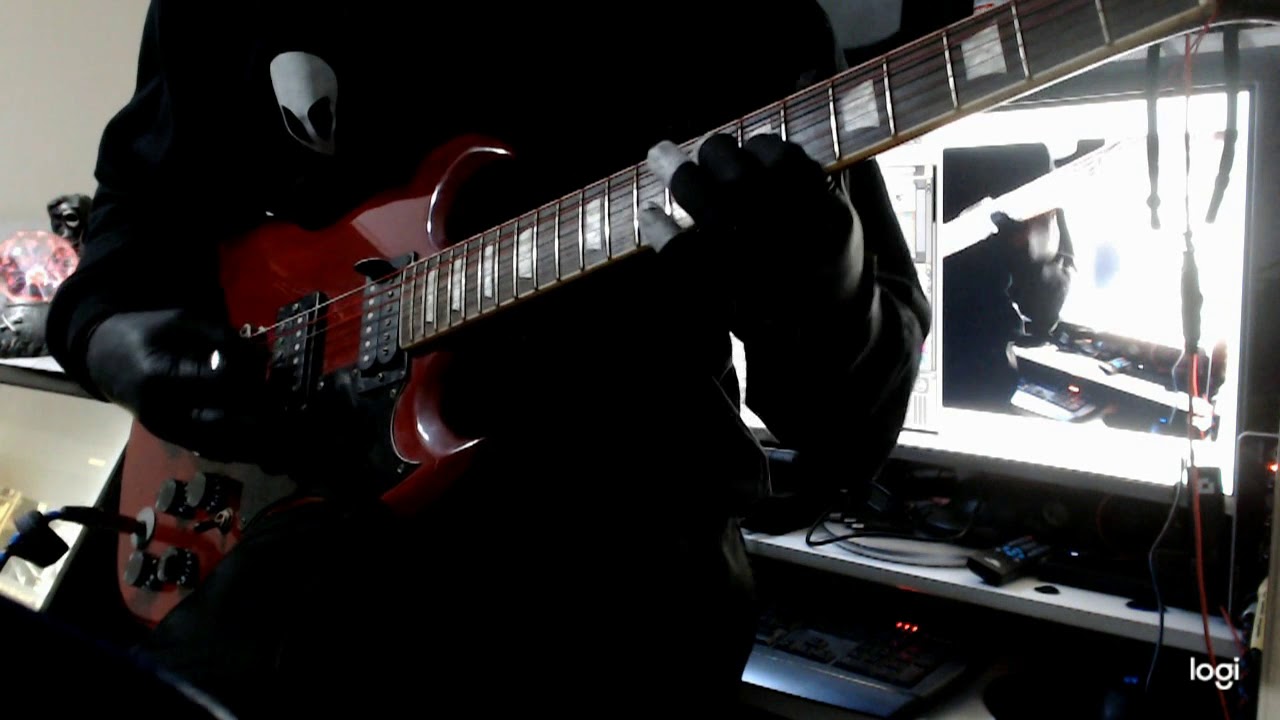 Mouggier tries to play the guitar 04