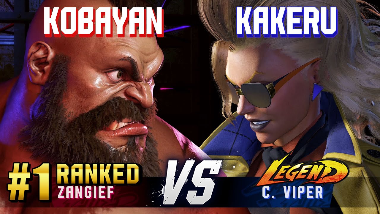 SF6 ▰ KOBAYAN (#1 Ranked Zangief) vs KAKERU (C.Viper) ▰ High Level Gameplay