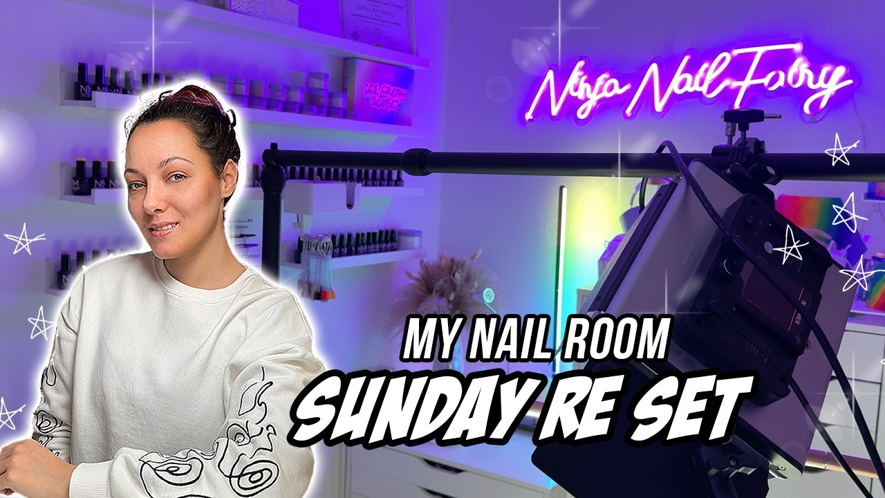 Lets re set my Nail Room 🫶🏼💜 Sunday