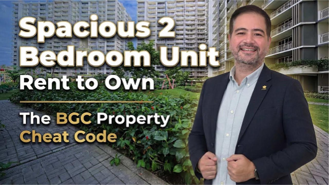 Spacious 2BR 71.5 Sqm With View of Laguna Lake in Taguig