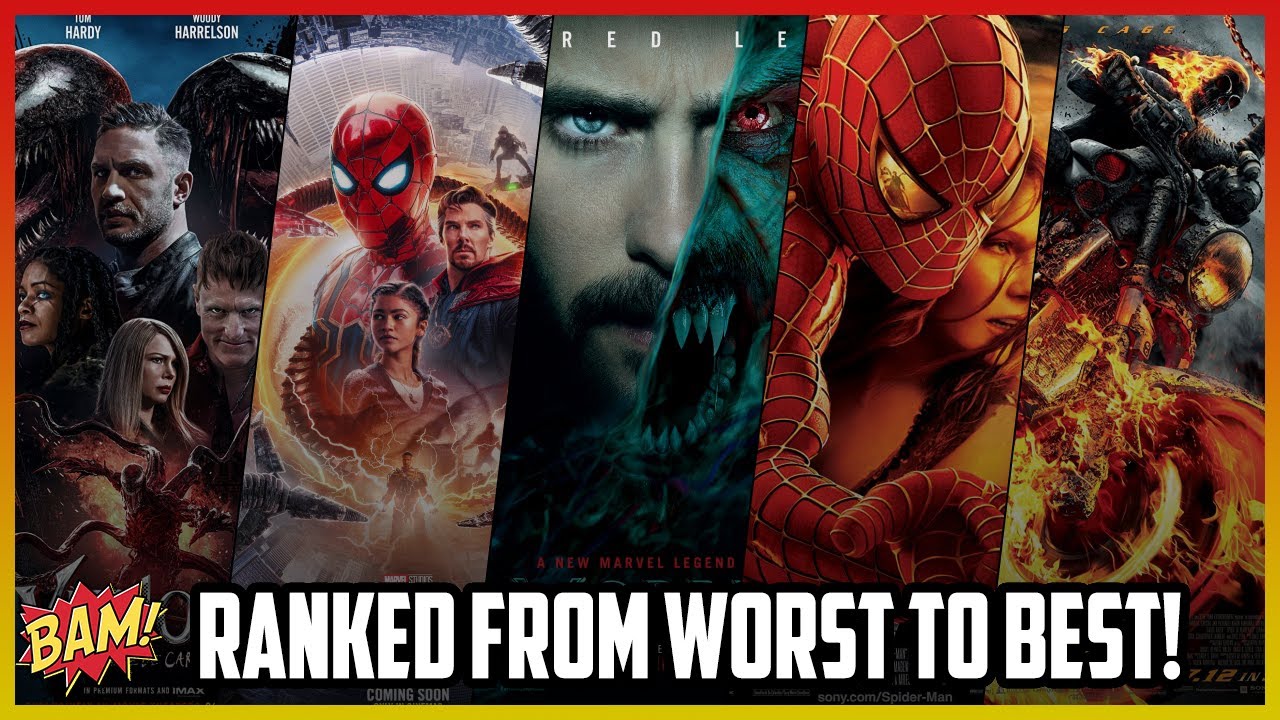 All 16 Sony Marvel Movies Ranked From Worst to Best! (w/ Morbius)