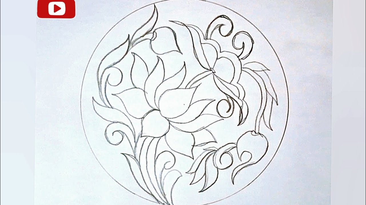 Lotus drawing class 10th easy drawing #trending #lotusdrawing #lotusdesign 