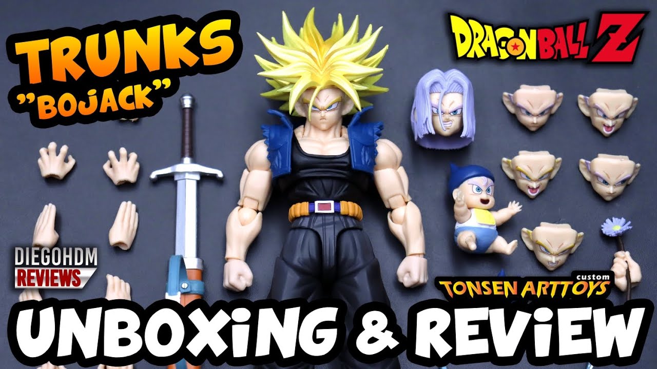 TRUNKS BOJACK Tonsen Arttoys SH Figuarts Dragon Ball Z Unboxing e Review BR