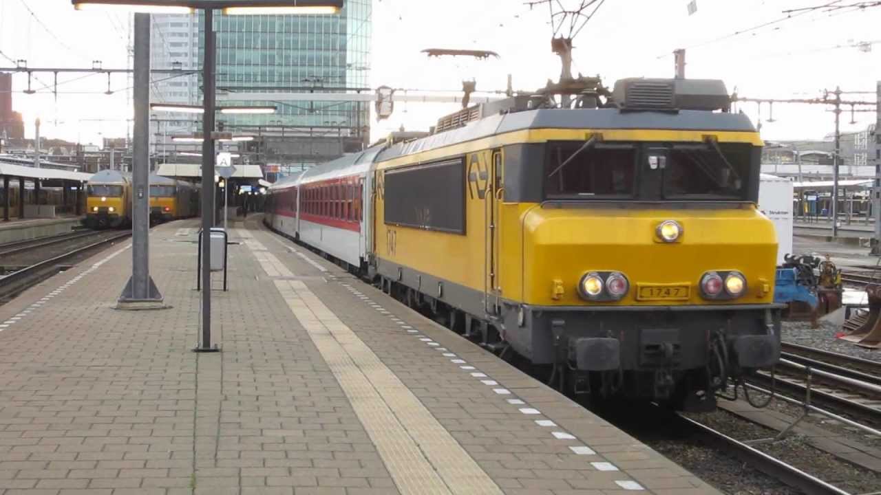 Treinen op Utrecht Centraal, 8 januari 2012