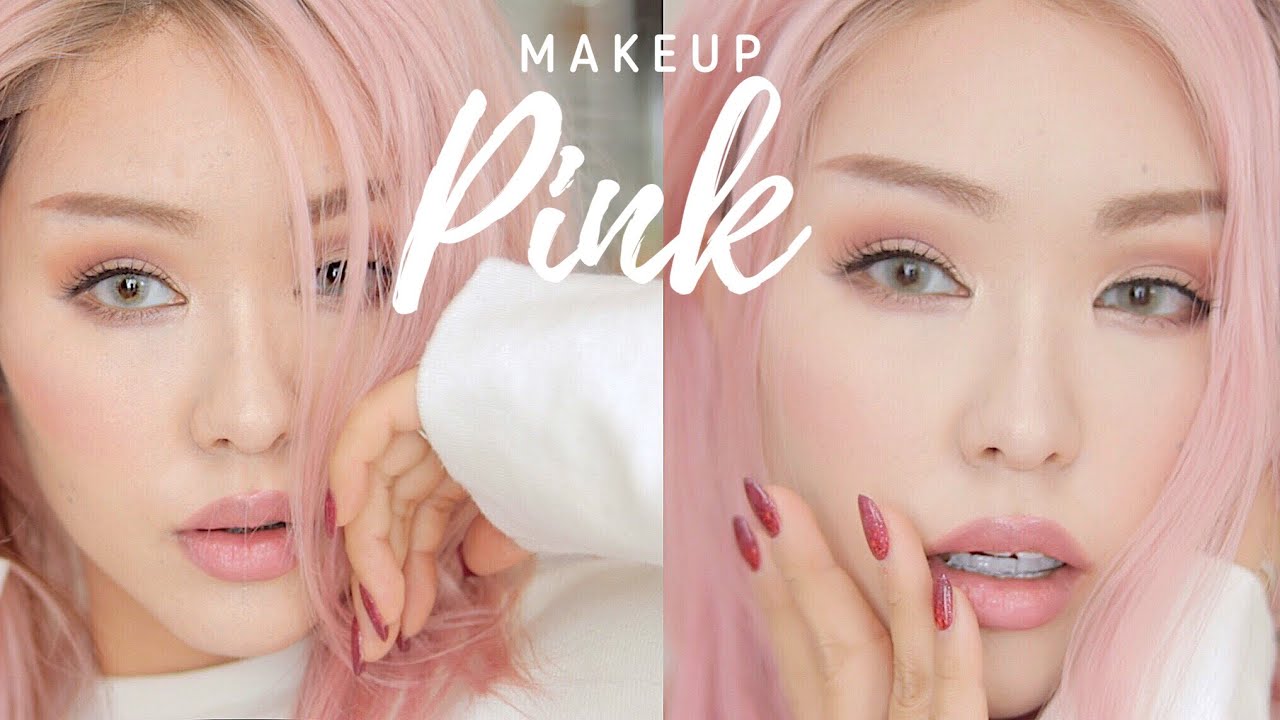 Pink makeup ほぼプチプラコスメでピンクメイク🌸ふんわりハーフメイク