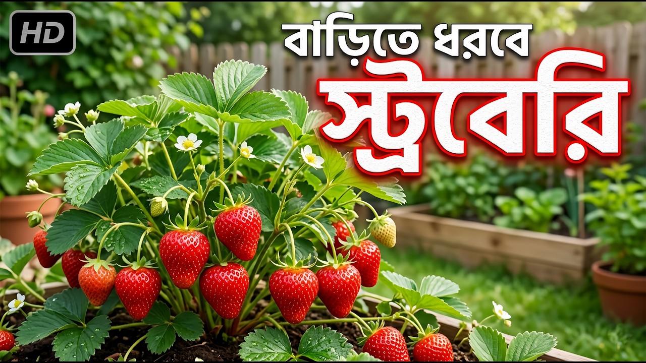 বাড়িতে স্ট্রবেরি কিভাবে করা যায় | How to Grow Strawberry Plant at Home | Naturefarm