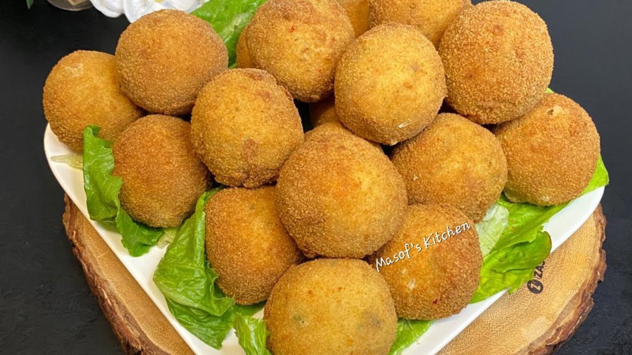 Как приготовить вкусные шарики из ямса🇬🇭//Рецепт крокетов из ямса по-гански//@MasofsKitchen