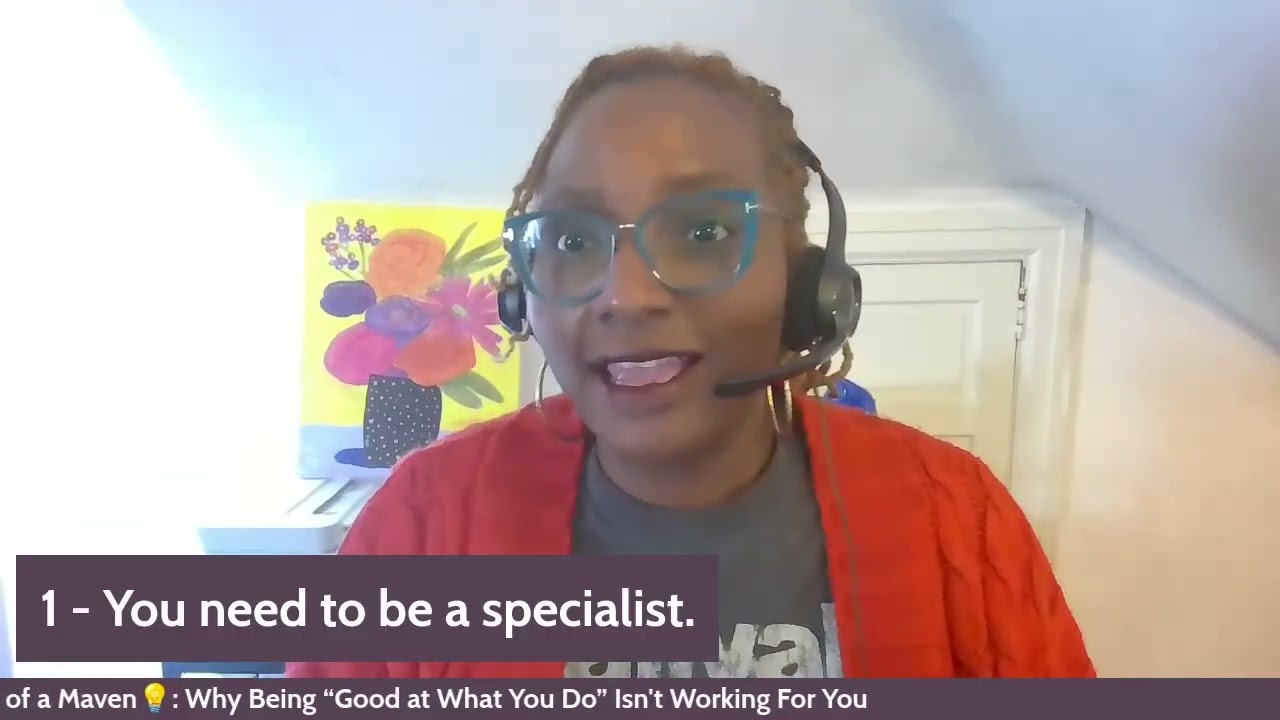Thoughts of a Maven  Why Being  Good at What You Do  is No Longer Enough