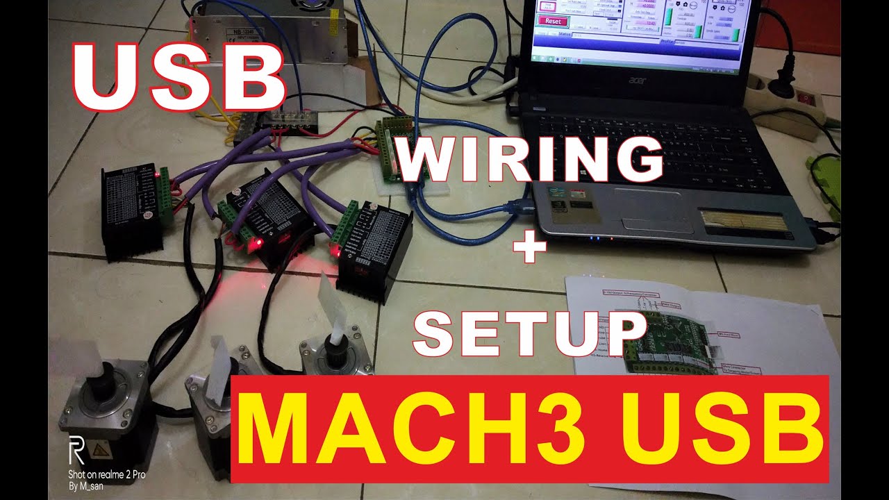 MACH3 USB wiring dan setup