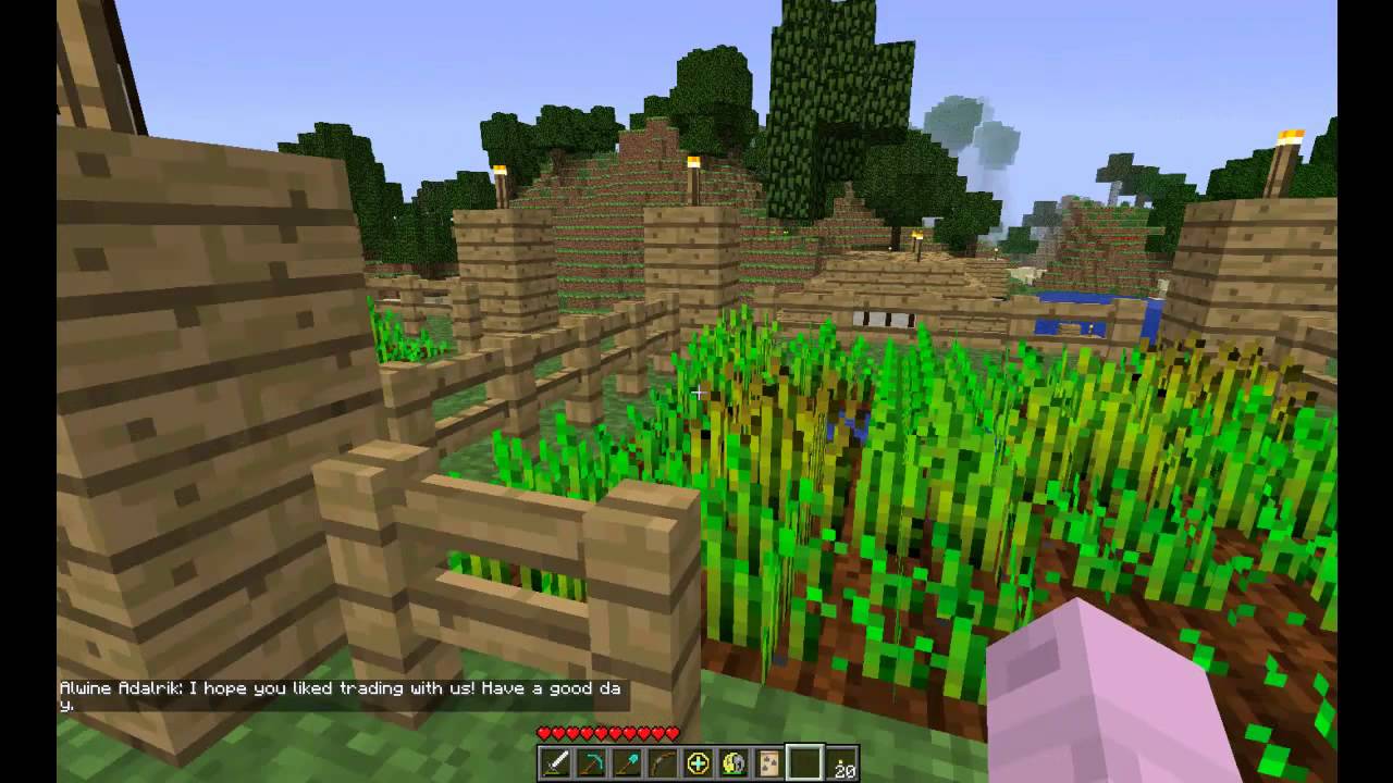 Minecraft - Millenaire Mod - Hameau agricole