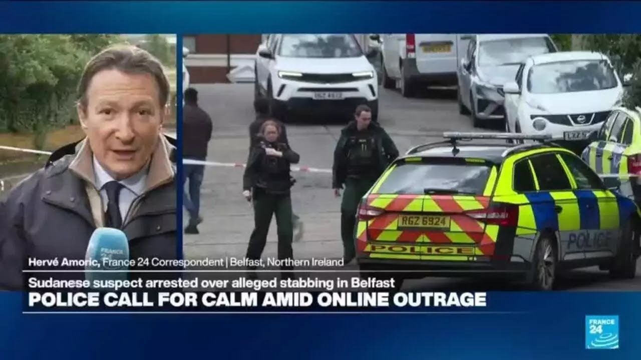Police urge calm after brutal Belfast stabbing prompts far-right protest calls &bull; FRANCE 24 English