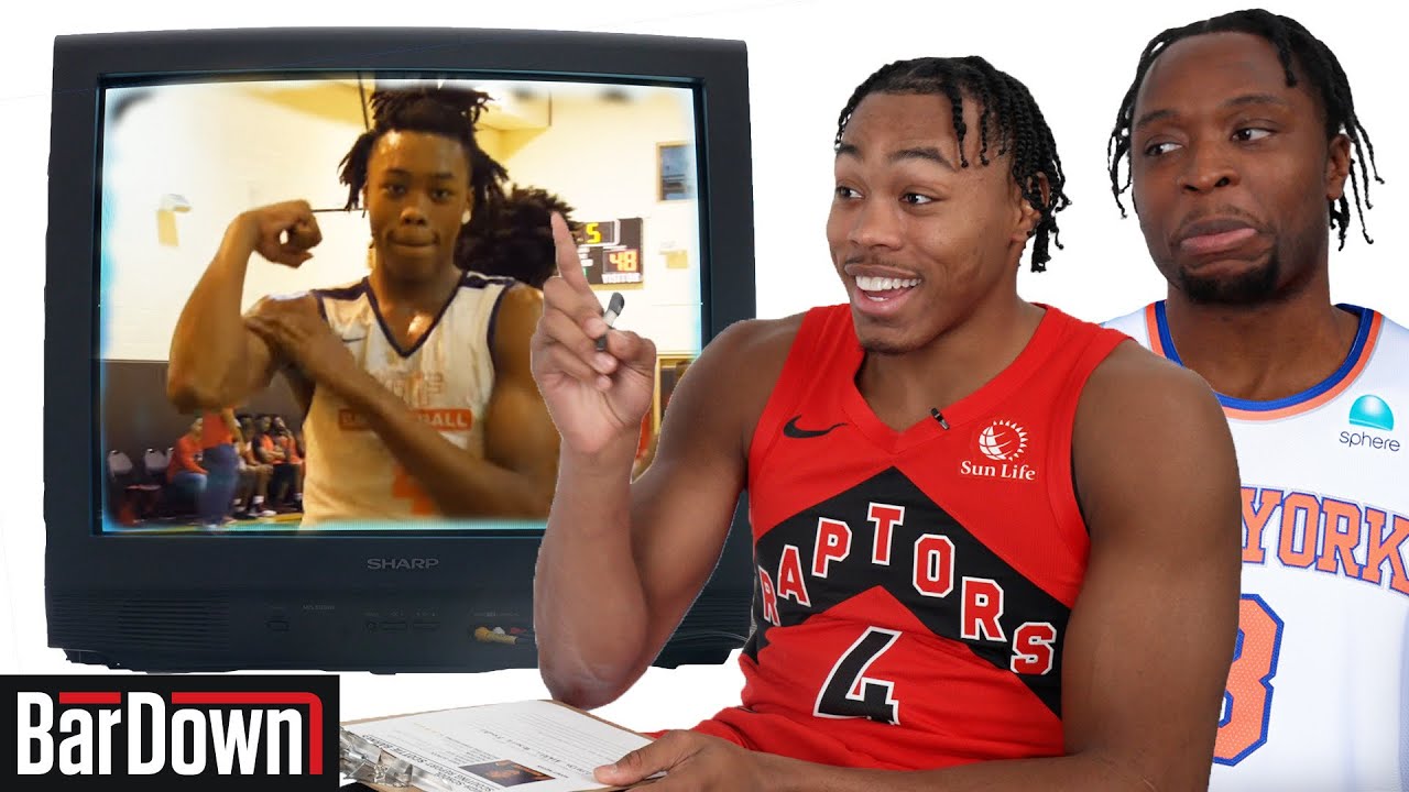 NBA PLAYERS REACT TO THEIR HIGH SCHOOL MIXTAPES