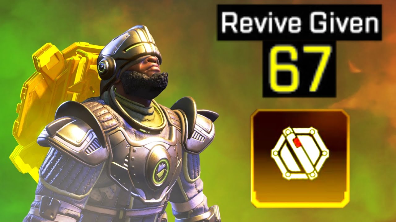 Newcastle + GOLD Knockdown Shield — OP в REVIVES в Apex Legends