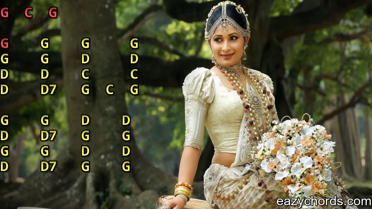 Ran Dunuke Mala Se (රන් දුනුකේ මල සේ) Guitar Chords