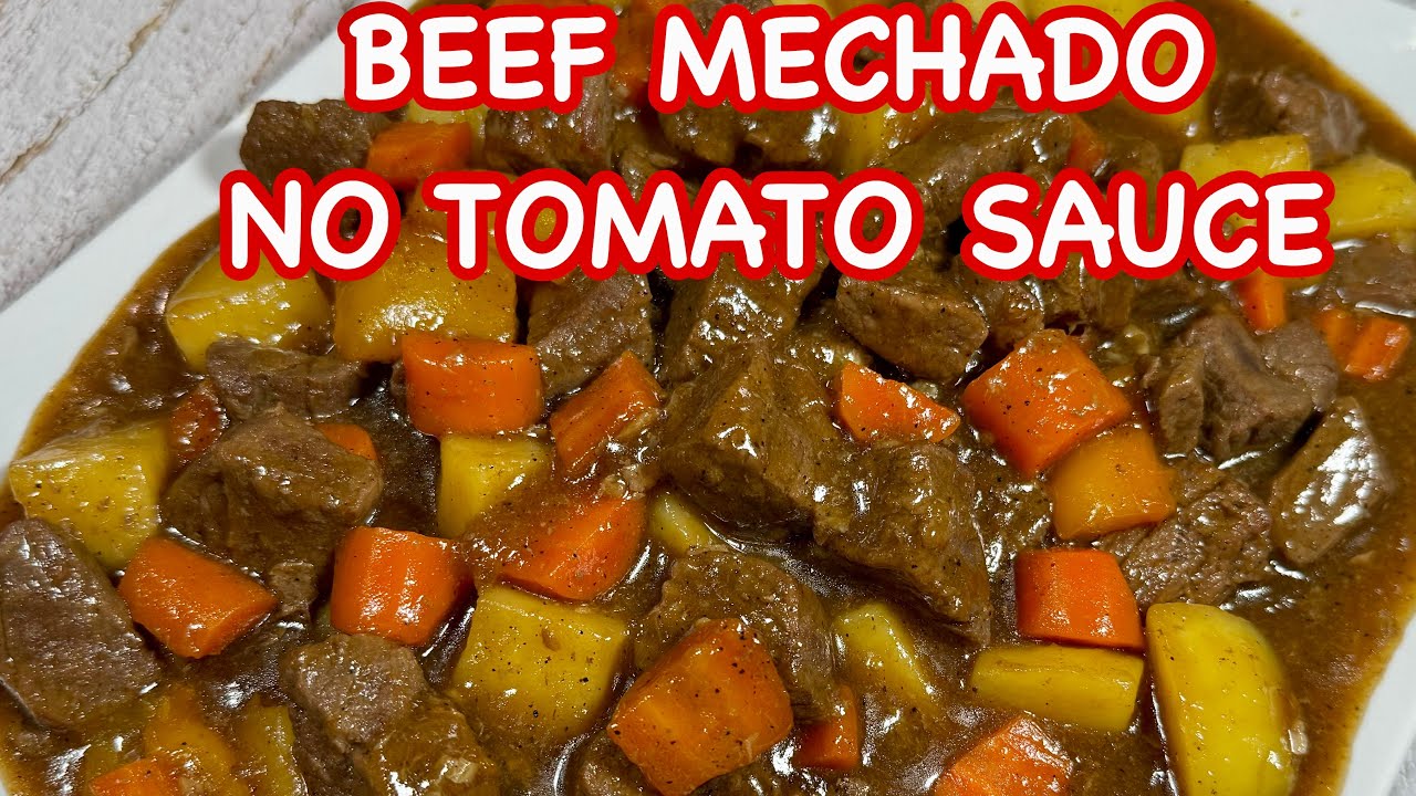 BEST BEEF Mechado Without Tomato Sauce - A Flavorful Twist! | So quick and easy to make