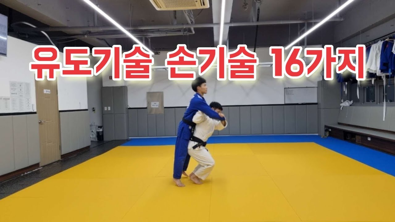유도기술 손기술 16가지 모음집
