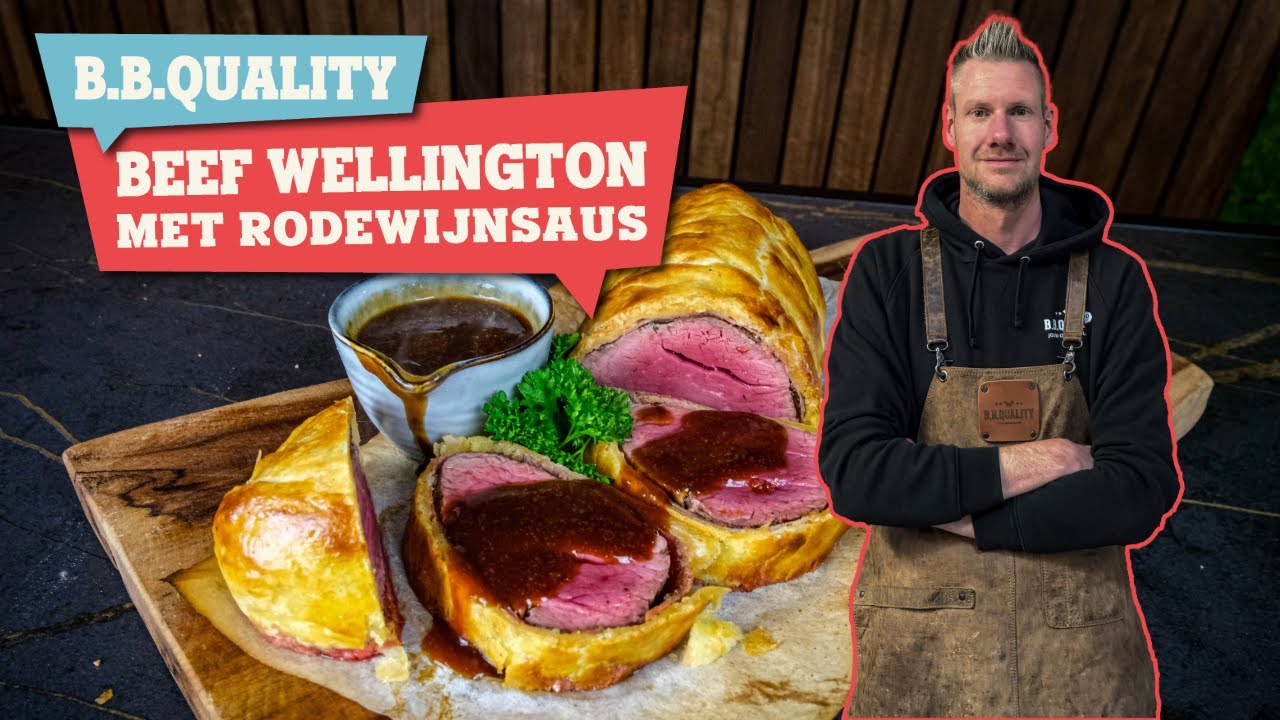 Beef wellington bereiden op de BBQ met rode wijnsaus | BBQuality recept