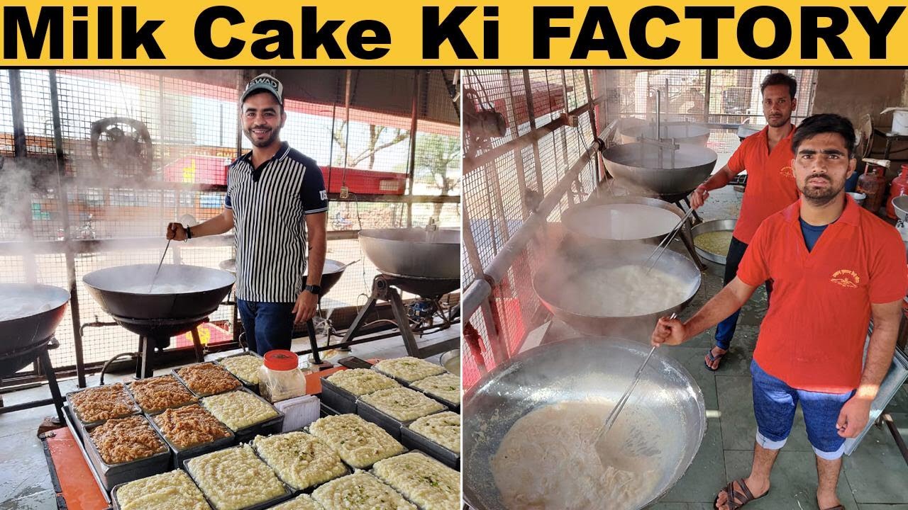 देखिये कैसे Hazaron litre Doodh से बनाया जाता है Milk Cake || Milk Cake ki Factory