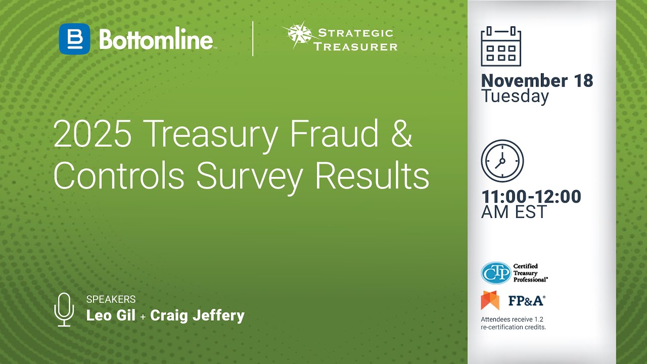 Bottomline - Treasury Fraud & Controls Survey Results