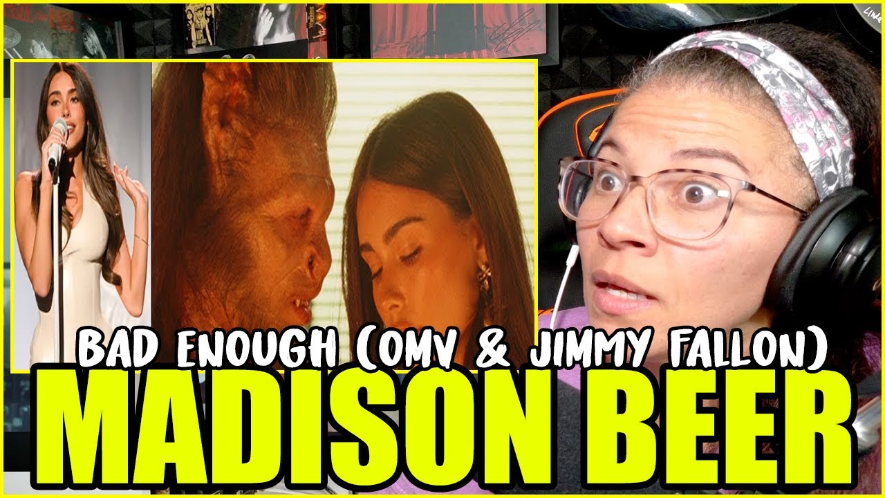 Madison Beer - Bad Enough (Live on Jimmy Fallon & Official Music Video | Reaction