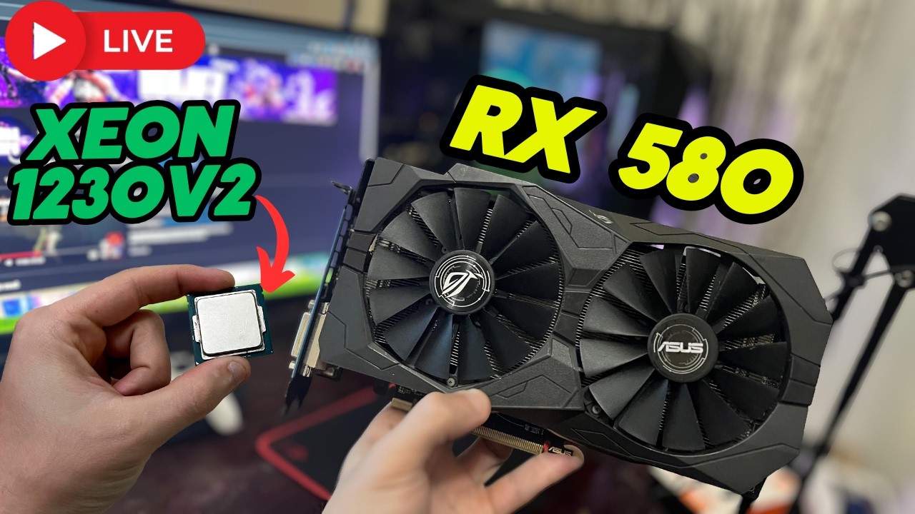 Xeon 1230v2 + RX 580 em Jogos Pesados! vale a pena?