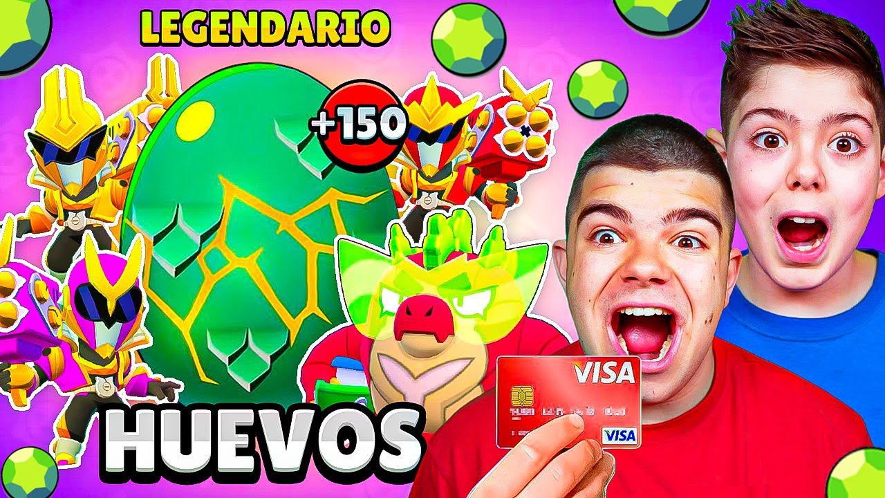 ABRIMOS +150 HUEVOS en BRAWL STARS y CONSEGUIMOS SKINS GRATIS!