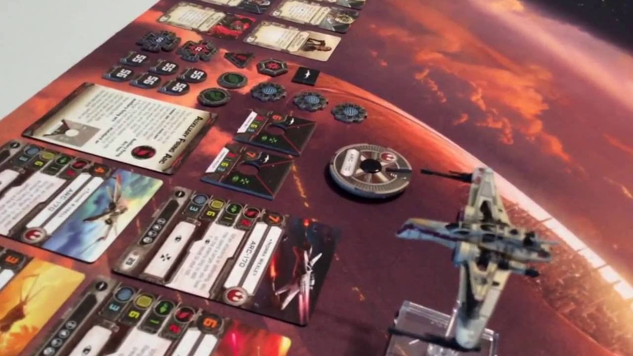 Star Wars X-wing Miniatures Game Part 48 (ARC-170 Expansion Contents)