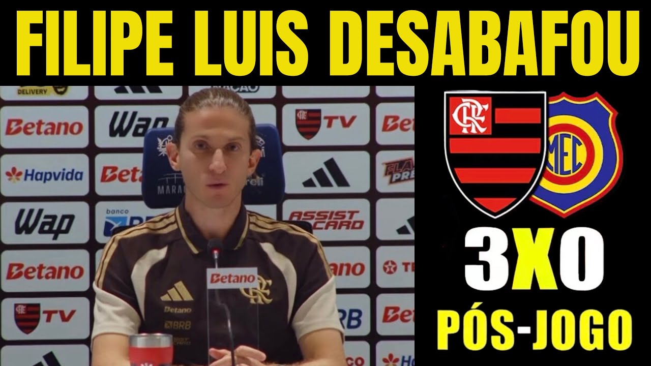 FLAMENGO 3 x 0 MADUREIRA | FILIPE LUÍS DESABAFOU SOBRE VINI JR E AFIRMOU QUE FLA É PRESSÃO!