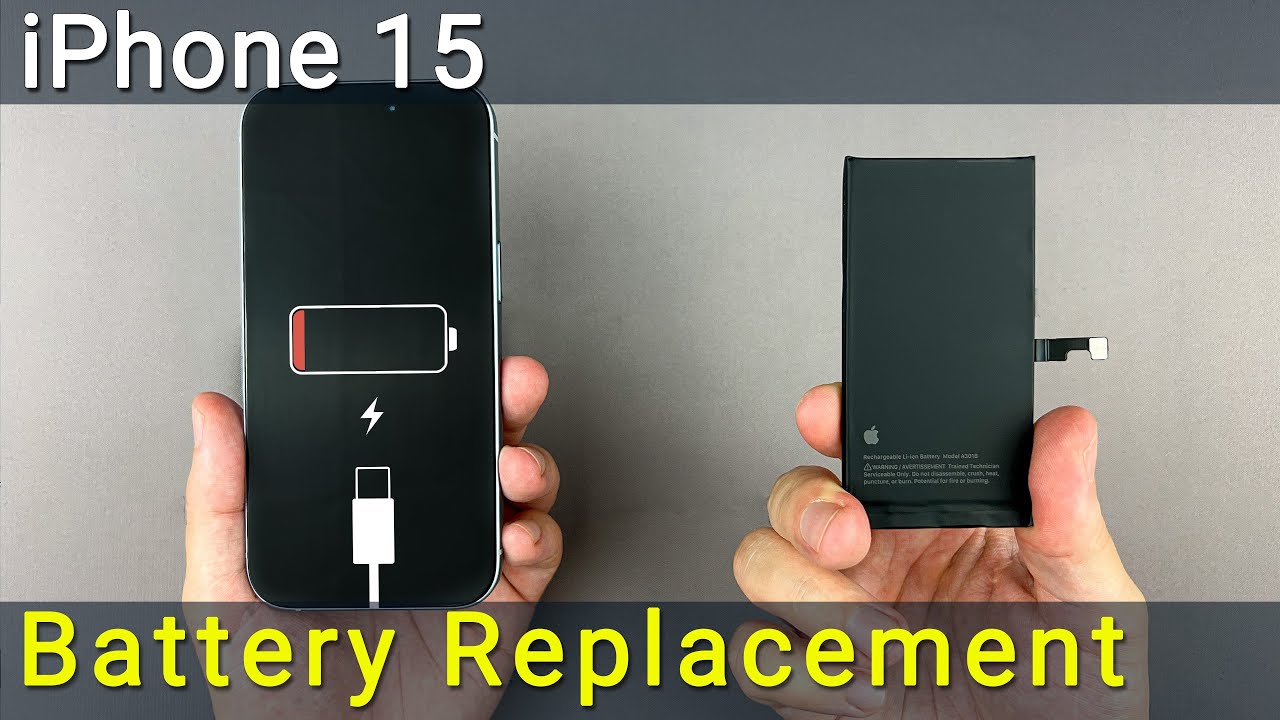 iPhone 15 Battery Replacement - DIY Tutorial for Quick and Easy Fix!