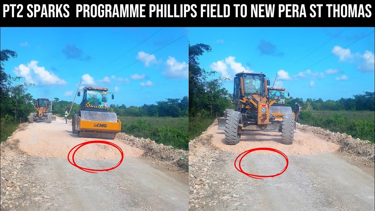 SPARK Programme Major Infrastructure Rehabilitating Deteriorating Roads Phillips Field  To New Pera
