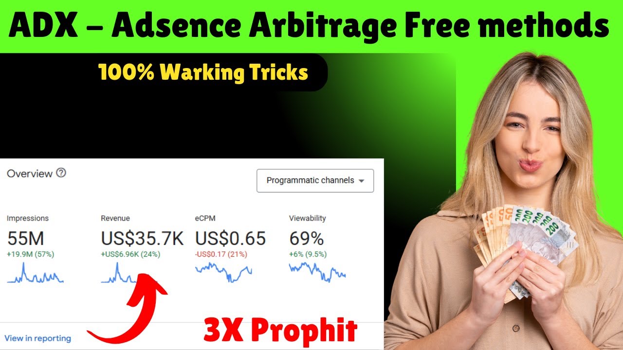 adsense adx arbitrage Tricks | adsense arbitrage | adx arbitrage | Free trick arbitrage 100% warking