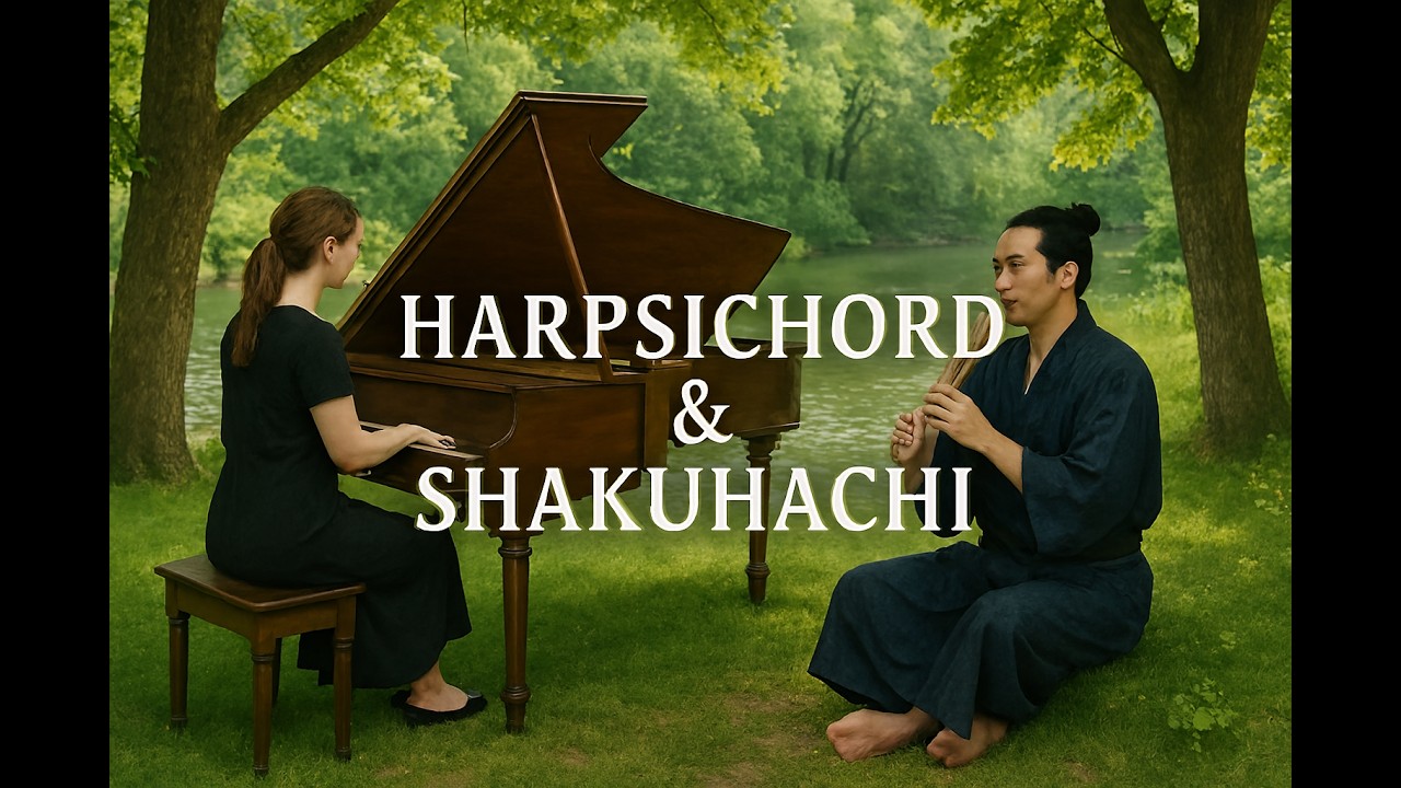 Relaxing Duet: Harpsichord & Japanese Flute (Shakuhachi) | MirakoShow