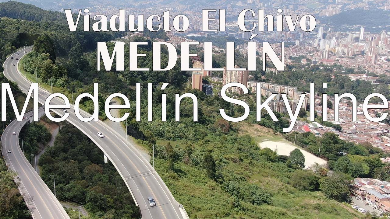 Rionegro - Medell&iacute;n Skyline | Viaducto El Chivo | Tunel de Oriente Drone