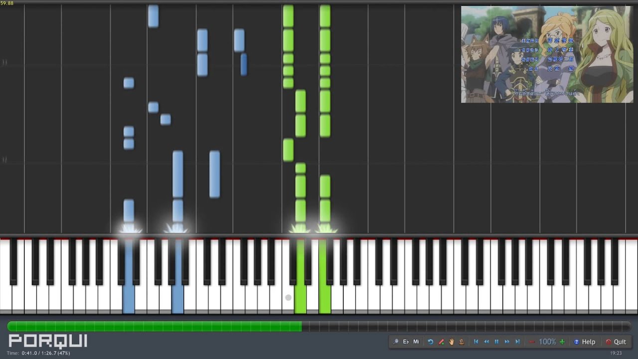 Log Horizon Opening - database feat. TAKUMA(10-FEET) (Synthesia)