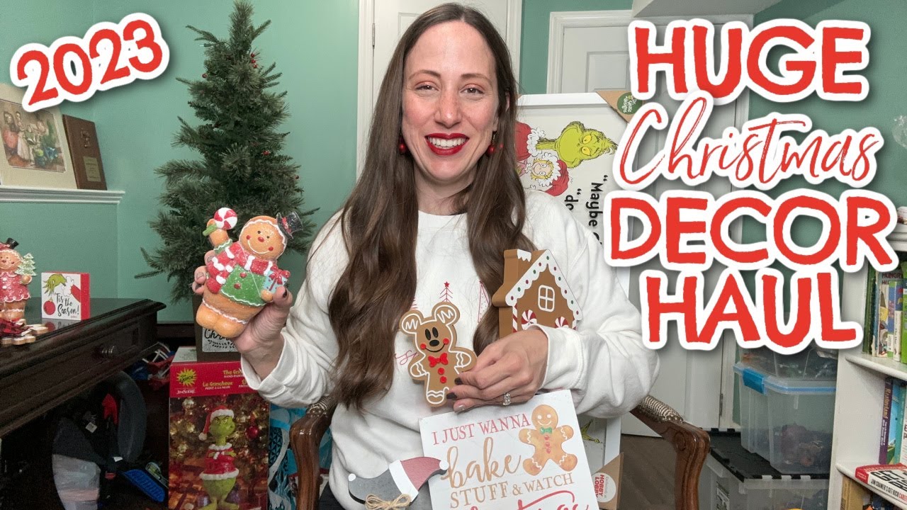 HUGE 2023 CHRISTMAS DECOR HAUL | New Christmas Decor 2023 | Christmas Decor Hobby Lobby