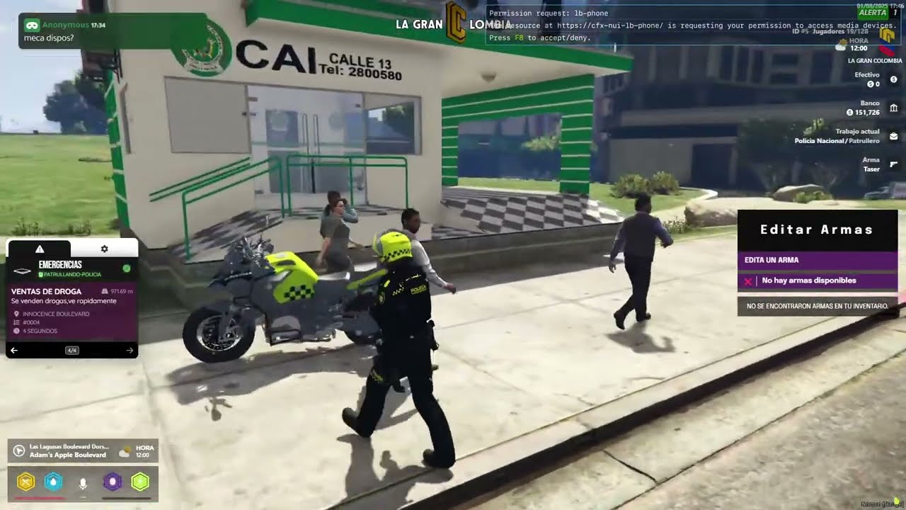 Jugando GTA V POLICIA DE COLOMBIA/ROLEPLAY
