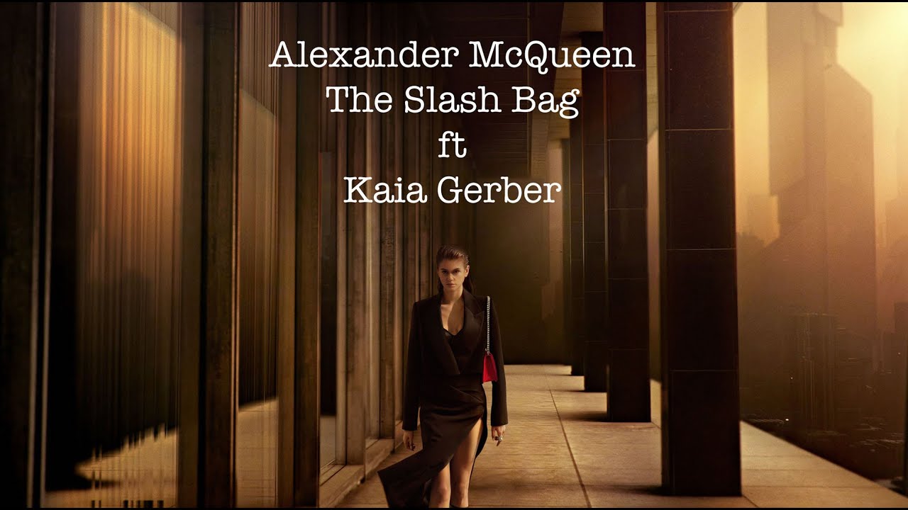 !! NEW !! Alexander McQueen - The Slash Bag ft. Kaia Gerber