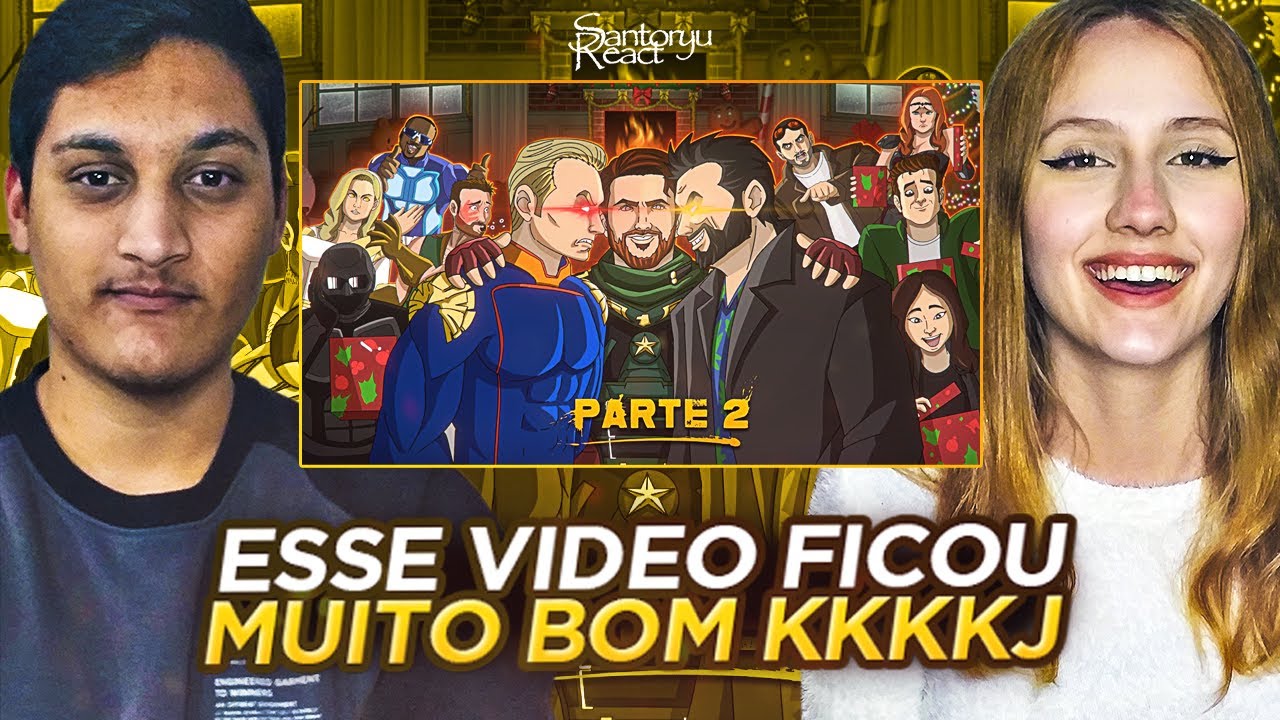 REACT - O AMIGO OCULTO DOS THE BOYS COM OS 7 (PARTE 2) [Voice Makers]