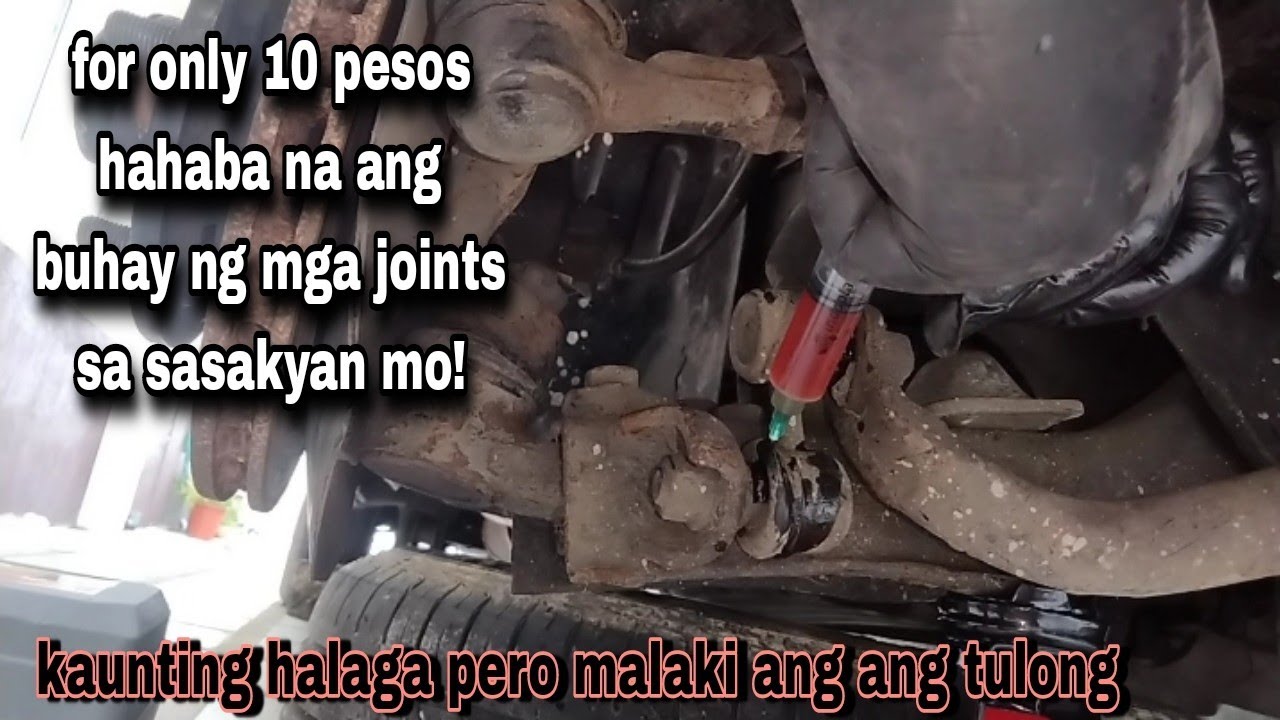 10 pesos na maintenance hack sa mga ball joint, tie rod end at stabilizer link sa mga sasakyan