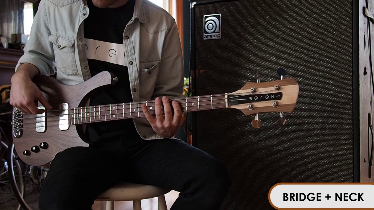Thunderbucker Ranch Bass Pickup Demo: The 66 Series - Serek Basses