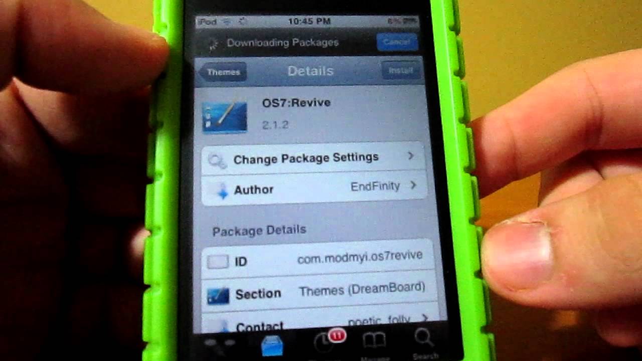 Windows Phone Theme on iPhone 4S , iPhone 5, and iPod Touch