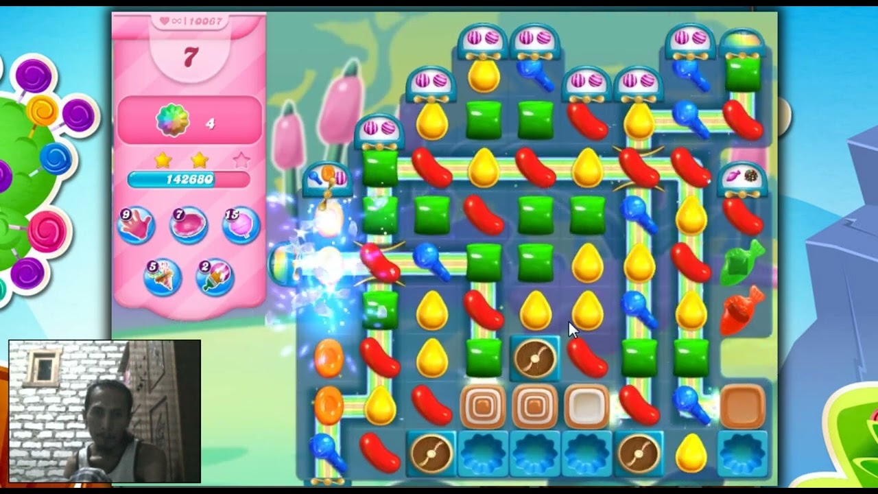 Candy Crush Saga Level 10067 - 3 Stars, 23 Moves Completed, No Boosters