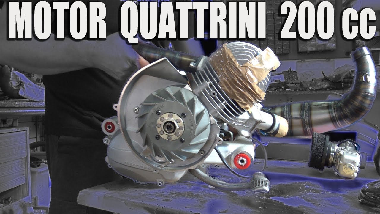 Montamos MOTOR QUATTRINI 200cc 😱 en una VESPA PRIMAVERA  .UMBOXING. Parte 1 .