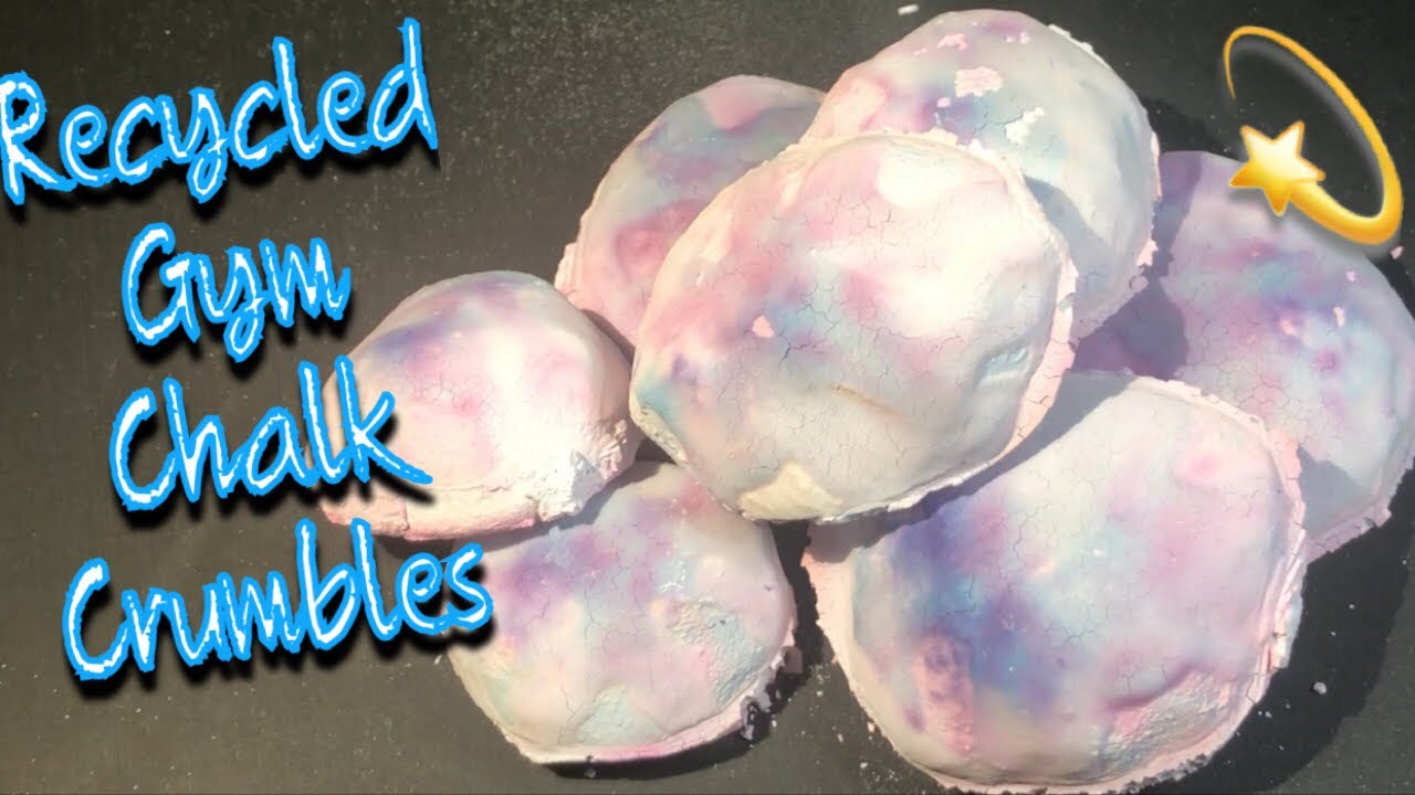 Satisfying + ASMR : Recycled Gym Chalk : Crunchy Crumbles : Relaxation Aid